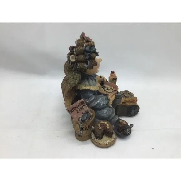 Boyds Bear Wee Folkstone Indulgenia Q Bluit Angel of Denial 6E Figurine 36305 - Picture 4 of 6